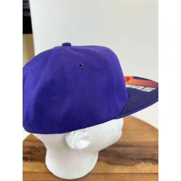 Phoenix Suns Swingman Hat Cap Mitchell & Ness Hardwood Classic Snapback Mauve - Picture 6 of 14